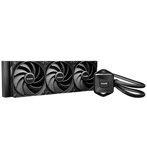 be quiet! Pure Loop 3 360mm All-in-One Water Cooling for Overclocked AMD/Intel Systems, 3X Pure Wings 3 120mm PWM High-Speed Fans, High Static Pressure, Whisper-Quiet PWM Pump