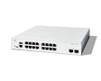 Cisco Catalyst 1300-16T-2G Managed Switch, 16 Port GE, 2x1GE SFP, Limited Lifetime Protection (C1300-16T-2G)