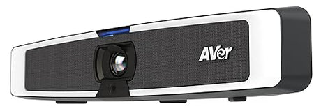 AVer VB130 4K Videobar with Built-in Adjstable Fill Light - Compact Conference Room Camera for Virtual Video Conferencing - with Microphone and Speakers - Mountable Professional Webcam (Renewed)