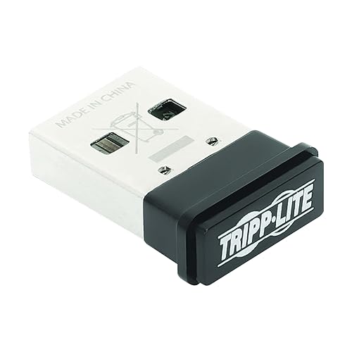 Tripp Lite Mini Bluetooth USB Adapter for Up to 7 Devices - Connect Smartphones, Tablets, Keyboards, Mice, Headsets & Printers - Bluetooth 5.0 (Class 2.0), 3-Year Warranty (U261-001-BT5)