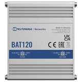 Teltonika BAT120000100 Model BAT120 Uninterrupted Power Supply; 24W US PSU 4-pin Connector; Overvoltage and Reverse Polarity Protection; Aluminum Housing; 2300 mAh Battery Capacity; for up to 6 Hours
