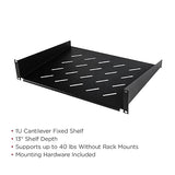 CyberPower CRA50002 19 1U Cantilever Shelf Cases, Black