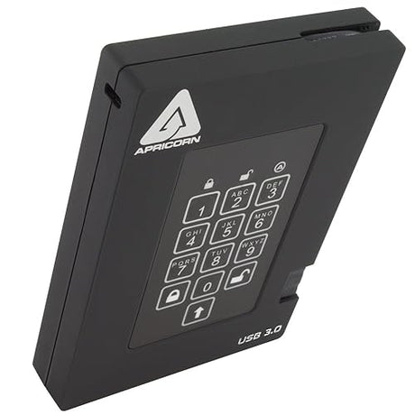 Apricorn A25-3PL256-S8000F Aegis Fortress FIPS 140-2 Validated 8TB USB 3.0 SSD