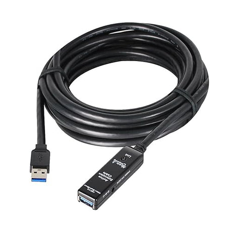 SIIG USB 3.0 Active Repeater Cable 33 Feet, USB Extension Cable for USB Flash Drive, Hard Drive, VR, Printer, Camera (JU-CB0611-S1) 10 Meters USB 3.0