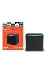 Amazon Fire TV Cube, with AI-powered Fire TV Search, Hands-free streaming device with Alexa, Wi-Fi 6E, 4K Ultra HD