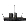 Shure SLXD14D Dual Channel Wireless System with (2) Bodypacks and (2) WA305 Instrument Cables for Guitar/Bass G58 Band (470-514 MHz)