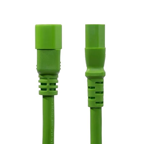 StarTech.com 6ft (1.8m) Heavy Duty PDU Power Cord, IEC 60320 C14 to C15, 15A 250V, 14AWG, Green PDU Power Cable, Heavy Gauge Power Cable - UL Listed (8915-4606-POWER-CORD)