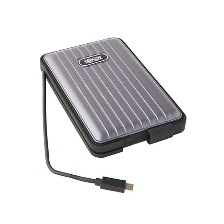 Tripp Lite USB-C to SATA Adapter Enclosure, SSD/HDD Enclosure Adapter, USB 3.1 Gen 1 (5 Gbps), Thunderbolt 3, IP66 Rated, UASP (U457-025-G1-WPG)