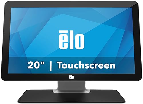 Elo Touch E396119 2002L Projected Capacitive 19.5" HD LED Touch Monitor, Mini-VGA/HDMI Video I/F, Multi-Touch, USB Touch Controller I/F, WW-Version, Zero-Bezel, Black