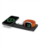 Belkin MagSafe 3-in-1 Wireless Charging Pad - Fast Wireless Charging for Apple Watch, iPhone 14, iPhone 13 & iPhone 12 Series, & AirPods - MagSafe Charging Station for Multiple Devices - Black 3 in 1 Pad Black