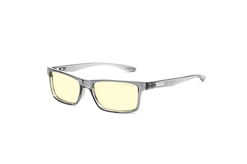 Gunnar - Premium Gaming and Computer Glasses - Blocks 35-98% Blue Light - Vertex Amber Gray Crystal