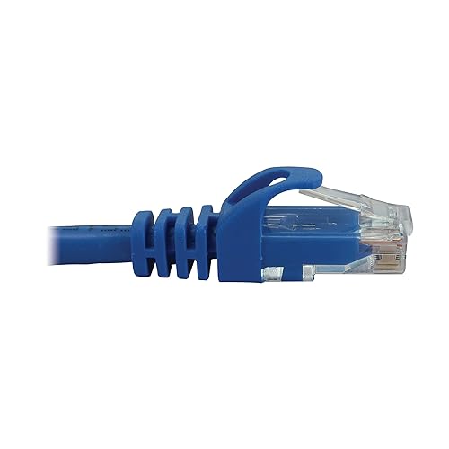 Tripp Lite Cat6a 10G Ethernet Cable, Snagless Molded UTP Network Patch Cable (RJ45 M/M), Blue, 6 Feet / 1.83 Meters, Manufacturer's Warranty (N261-006-BL)