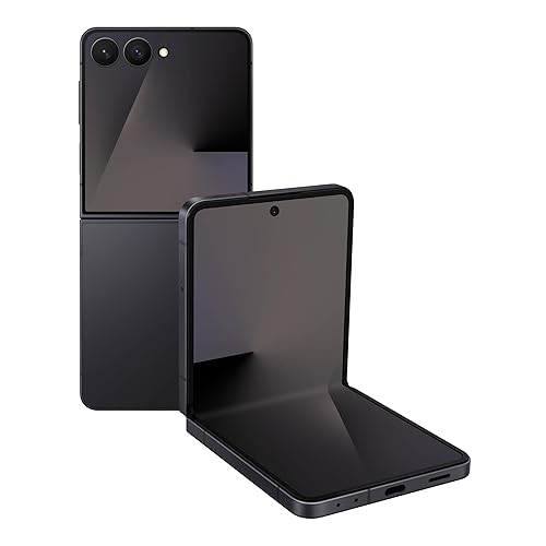 Samsung Galaxy Z Flip7 Cell Phone, 256GB AI Smartphone, Unlocked Android, Long Battery Life, 2025, US 1 Yr Manufacturer Warranty, Jet Black Jet Black 256GB Flip7 Phone Only