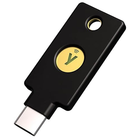 Yubico - YubiKey 5C NFC - Two-Factor authentication (2FA) Security Key, Connect via USB-C or NFC, FIDO Certified - Protect Your Online Accounts