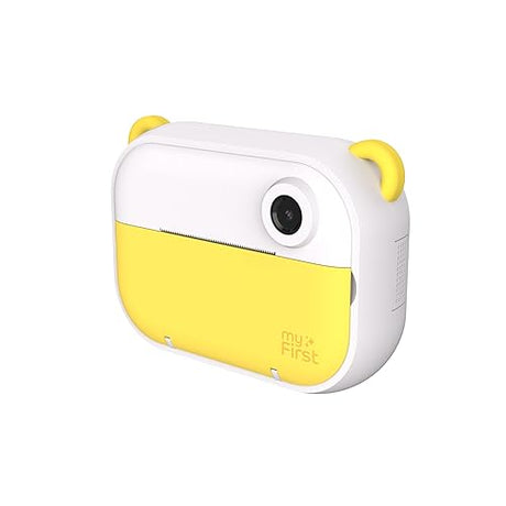 myFirst Camera Insta Wi - Kids Direct Print Camera Wireless Label Printer Zero Ink Photo Video Digital Camera Paper Film Sticker (Yellow)
