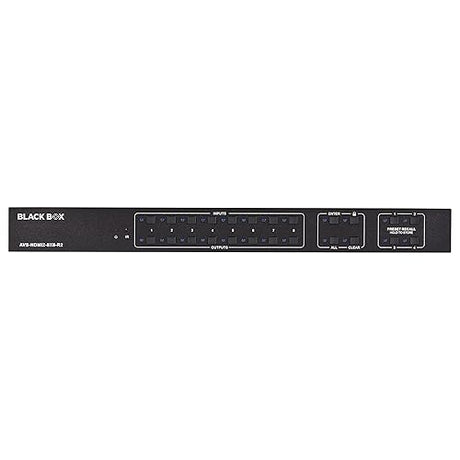 Black Box Video Matrix Switcher - HDMI 2.0 - 4K - Twisted Pair - 8 x 8