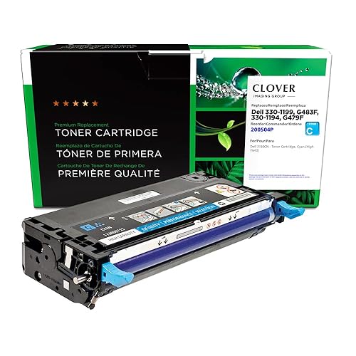 Clover Remanufactured Toner Cartridge Replacement for Dell 3130 | Cyan | High Yield Cyan 9,000