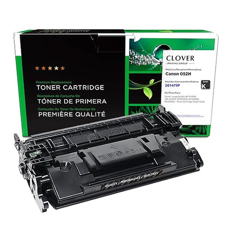 Clover Remanufactured Toner Cartridge Replacement for Canon 052H High Yield | Black