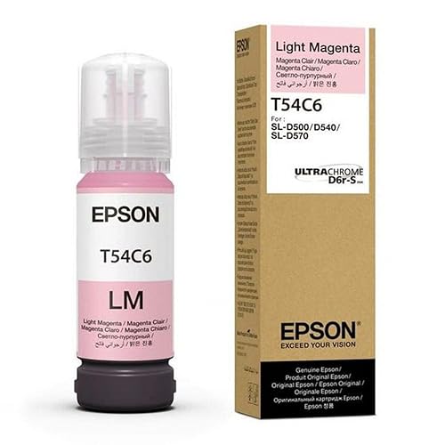 Epson T54C6 Ink Bottle Light Magenta Ink for SureLab D500 Printer (Ref C13T54C620)