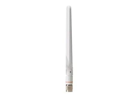 Cisco Aironet Dual-Band Omnidirectional Wi-Fi Antenna, 2 dBi (2.4 GHz)/4 dBi (5 GHz), 1 Port, Direct Mount, RP-TNC Connector, 1-Year Limited Hardware Warranty (AIR-ANT2524DW-RS=) (6779J96)