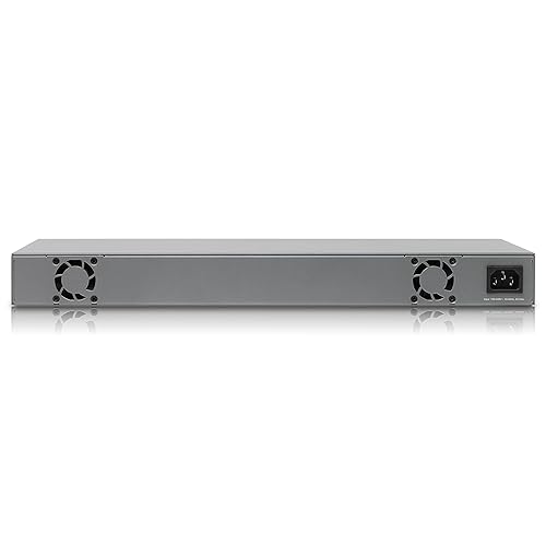 Alta Labs S24-POE Cloud-Managed PoE+ Switch w/ 24 Gigabit Ethernet Ports and 2 SFP+ Ports, Power Over Ethernet on 16 Ports, 240W PoE Budget, 2 SFP+ Ports Support Up To 10 Gbps Fiber/Copper Connections