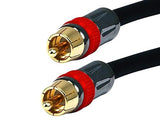 Monoprice 10ft Coaxial Audio/Video RCA CL2 Rated Cable - RG6/U 75ohm (for S/PDIF, Digital Coax, Subwoofer, and Compo