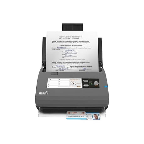 Ambir ImageScan Pro 830ix Sheetfed Scanner - 600 dpi Optical