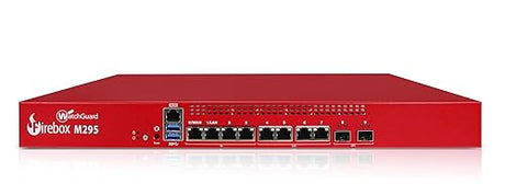 WatchGuard Firebox M295 with 1 Year Basic Security Suite - Rackmount Firewall, 4X 2.5Gb RJ45 + 4X 1Gb RJ45 & 2X 10Gb SFP+ Ports, Small Branch Security (WGM29500701)