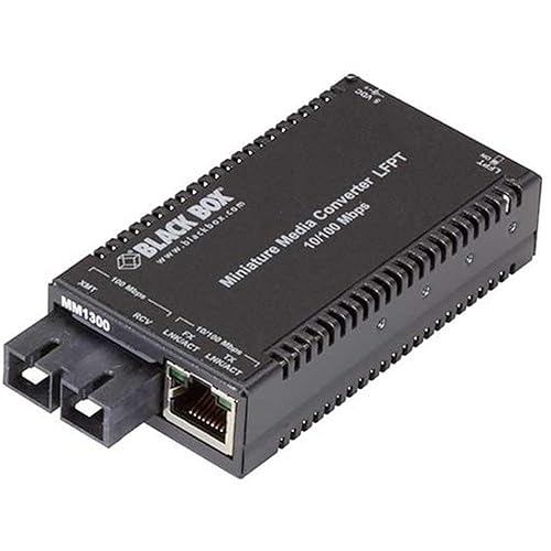 Black Box Network Services LHC014A-R4 Fast Ethernet [100-mbps] Media Converter - 10/100-mbps Copper To 100-mbps Multim
