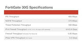 Fortinet FortiGate-30G Firewall for Small Offices with 4 Gigabit Ethernet RJ45 Ports (FG-30G)