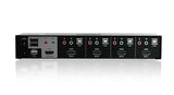 IOGEAR 4-Port HDMI Multimedia KVM Switch with Audio, USB 2.0 Hub and HDMI KVM w/Full Set of Cables, (GCS1794 TAA Compliant)