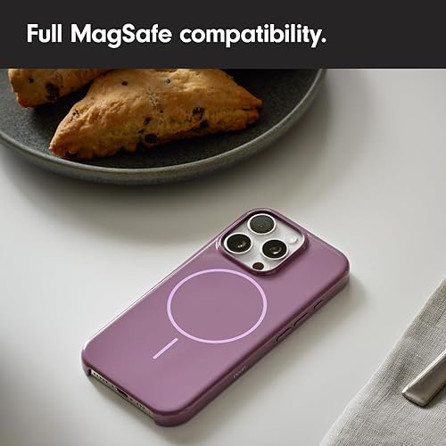 Beats iPhone 16 Pro Max Case with MagSafe and Camera Control, Scratch-Resistant Protective Cover, Slim Fit, Microfiber Lining - Sunset Purple