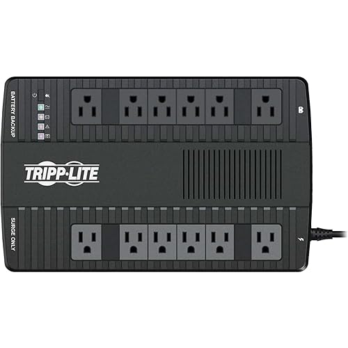 Tripp Lite UPS 750VA 460W Desktop Battery Backup AVR 120V 12 5-15R Outlets (OMNISMART750MX)