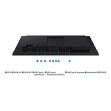 SAMSUNG G40D Series 24-Inch FHD 1080p Computer Monitor, 100Hz, IPS Panel, HDMI, USB Hub,Display Port, Height Adjustable Stand,Speaker 3 Yr WRNTY (LS24D408GANXGO),Black