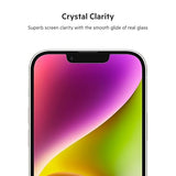 Belkin iPhone 13 and iPhone 13 Pro Screen Protector UltraGlass, AntiMicrobial-Treated, Easy Application Bubble Free with Included Guide Tray