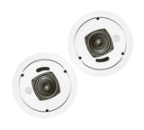 JBL Professional Control Compact 3 Ceiling Loudspeaker, White, Sold as Pair (12C/T), 3-Inch White 3-Inch