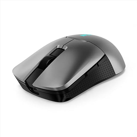 Lenovo Legion M600s Wireless Gaming Mouse, Up to 19000 DPI, 69 Grams, 6 Programmable Buttons, RGB 16.8 Million Colors Compact |Ambidextrous M600s Iron Grey