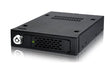 ICY Dock Rugged Full Metal 2.5” SAS/SATA HDD & SSD Mobile Rack for External 3.5 Drive Bay | ToughArmor MB991IK-B Black