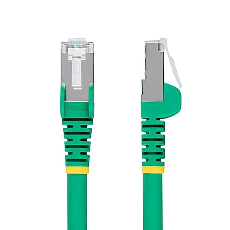 StarTech.com 50ft Green CAT6a Ethernet Cable, Snagless RJ45, 10GbE, 100W PoE++, S/FTP, 500MHz, 27AWG Pure Bare Copper, LSZH Green 50 ft.