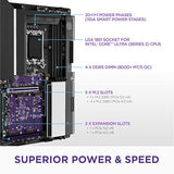 NZXT N9 Z890 - Intel Z890 LGA 1851 ATX Gaming Motherboard for Core Ultra (Series 2) - 20+1+1, DDR5, 5X M.2, PCIe 5.0, Wi-Fi 7, 5GbE, Thunderbolt 4 - RGB, Full-Metal Cover - Black Black Intel N9 Z890