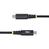 StarTech.com 10ft (3m) USB-C Charging Cable, 240W (5A) PD EPR, Dual-Layer Silicone/Braided Jacket, Laptop Charger Cord, USB-IF Certified