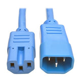 Tripp Lite 6ft Heavy Duty Power Cord C14 C15 Blue (P018006ABL)