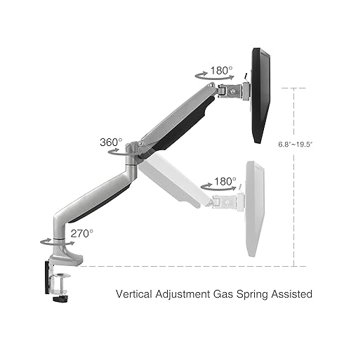 SIIG Desk Mount for Flat Panel Display CE-MT2D12-S1