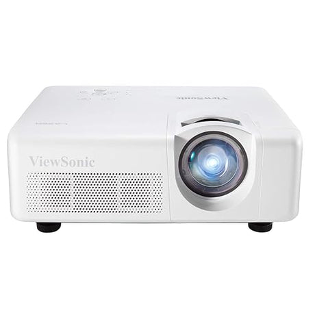 ViewSonic LS625X 3200 Lumens DLP XGA Short Throw Laser Projector with Horizontal and Vertical Keystone Correction and LAN Control