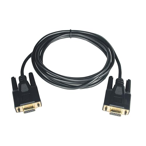 Tripp Lite 6ft Null Modem Serial Db9 Cable Gold Connectors F/f