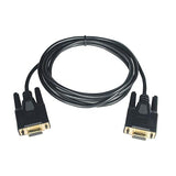 Tripp Lite 6ft Null Modem Serial Db9 Cable Gold Connectors F/f