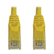 Tripp Lite Cat6a 10G Ethernet Cable, Snagless Molded UTP Network Patch Cable (RJ45 M/M), Yellow, 5 Feet / 1.5 Meters, Manufacturer's Warranty (N261-005-YW)