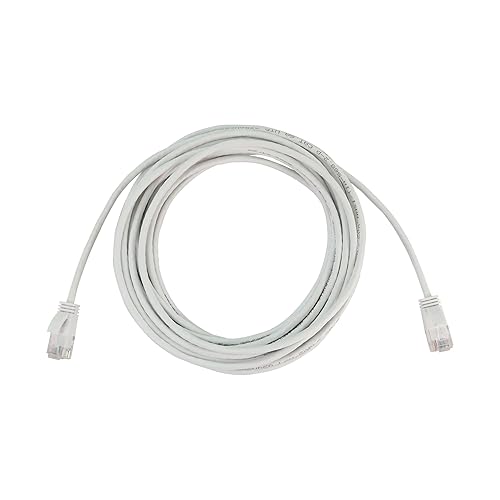 Tripp Lite Cat6a 10G Ethernet Cable, Snagless Molded Slim UTP Network Patch Cable (RJ45 M/M), White, 15 Feet / 0.3 Meters, Manufacturer's Warranty (N261-S15-WH)