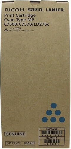 Ricoh Cyan Toner Cartridge 18000 Yield (841289)