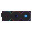 Lian Li UNI Fan TL LCD 120 Wireless - Triple Pack (Reverse Blade) - 2.4 GHz Wireless Controller Included - Infinity Mirror Design - LCD Display - Controller Required - Black (12RTLLCD1W3B)